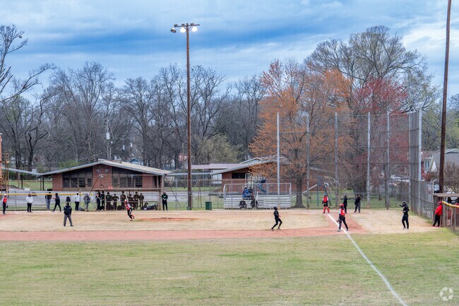 Catch a baseball game at Lowery Park near Mason City.