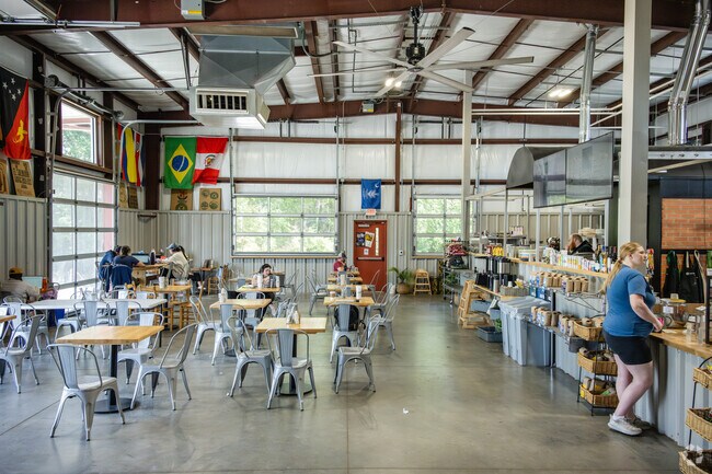 The Little River Cafe has great seating inside.