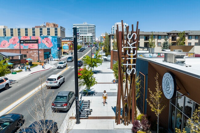 The Sticks shopping plaza in MidTown is packed with established local restaurants and shops.