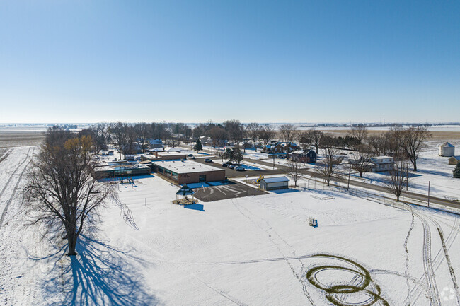 Students at Lisbon Grade School have ample room to play during recess and after-school.