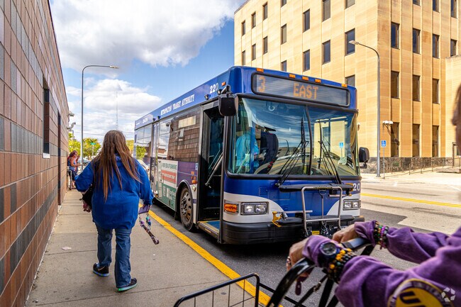 Highland commuters can access the rest of Waterloo on the MTA bus.