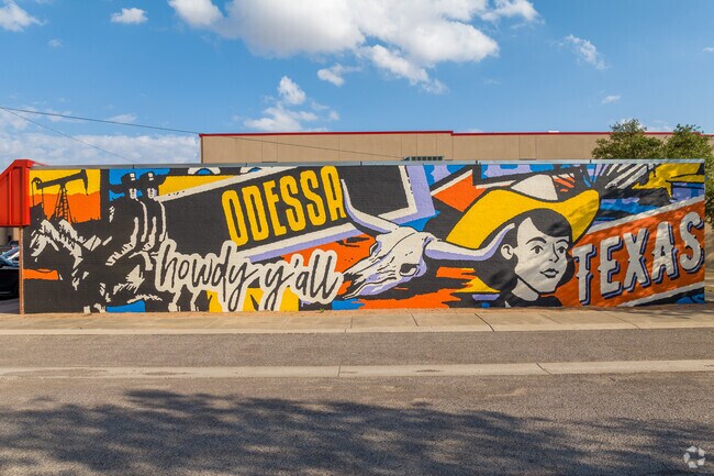 Beckwood Terrace locals can view murals and public art all across Downtown Odessa.