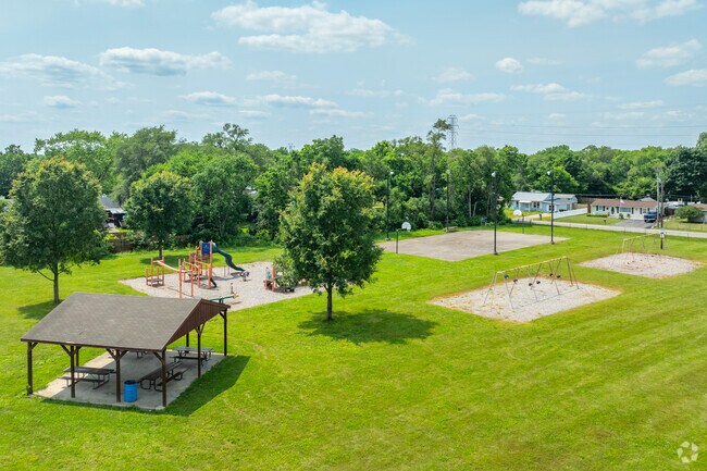 Damon Park offers a picnic pavilion, playground, basketball court and open green space to residents of Amanda-Oneida.