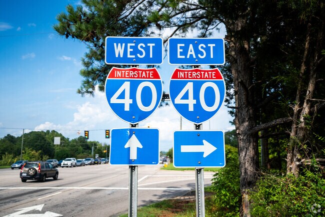 You can reach RTP on I-40 in about 15 minutes from Patterson Place.