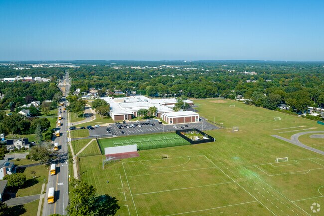 Sayville Middle School has 619 students in grades 6-8.