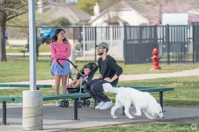 Many of Riata's parks have gazebos and dog parks for friendly gatherings.