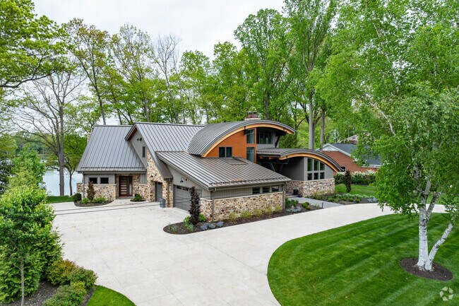 A modern Contemporary home found in the Silver Lake area of Stow.