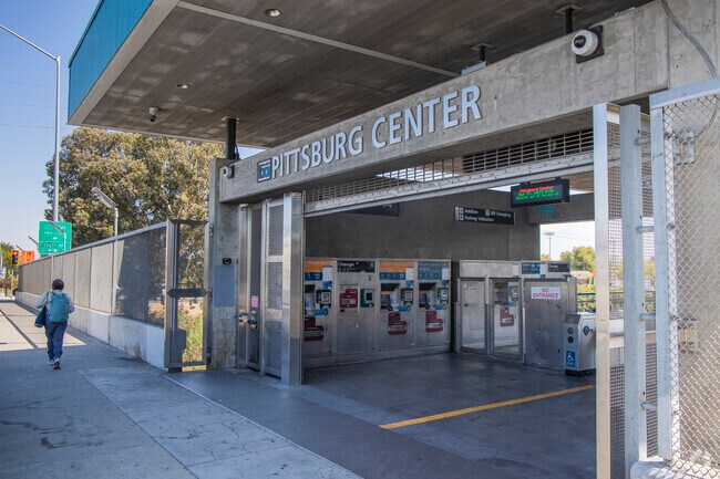 Downtown Pittsburg is a short walk to the Pittsburg Center BART Station.