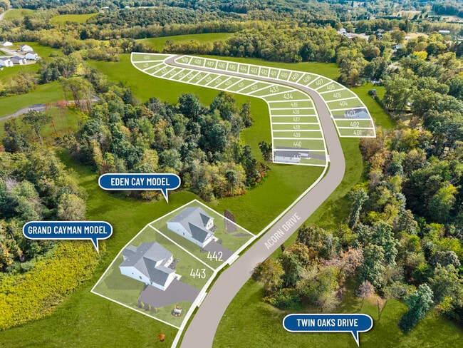 Nestled among foliage & serene natural landscapes, Twin Oaks offers scenic wooded homesites that blend tranquility with timeless beauty. You have to see these amazing homesites in person.