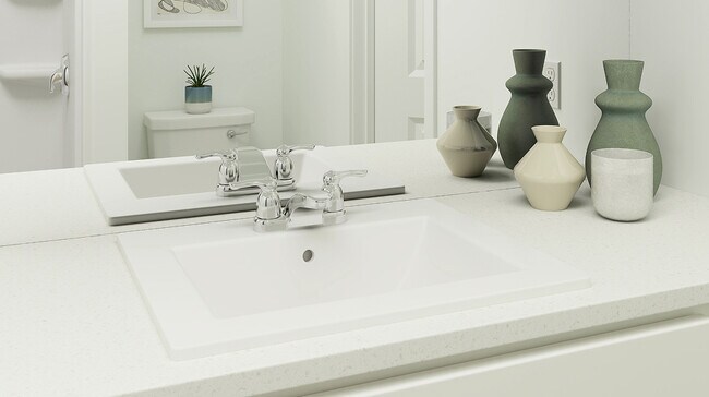 Grove Core EI Quartz Countertops Bathroom