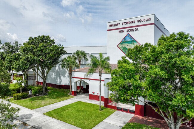 Marjory Stoneman Douglas High School has been serving the neighborhood since 1990.