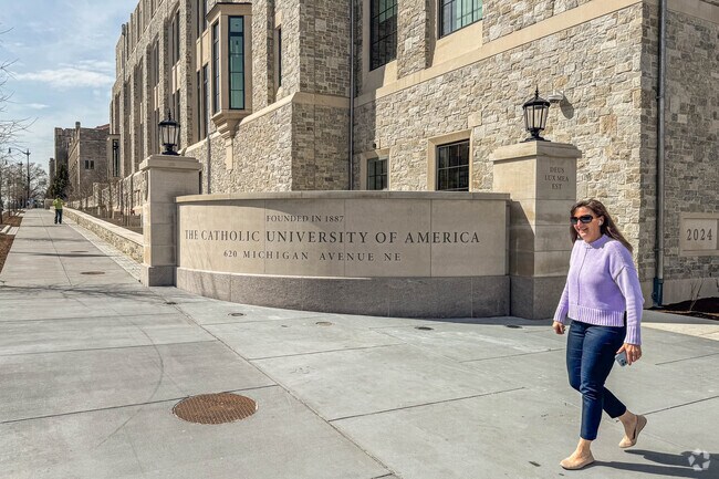 The Catholic University of America is one of many universities located in Washington, DC.