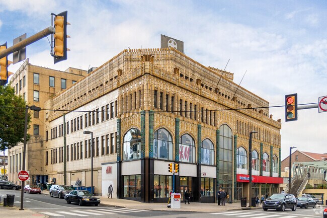 69th Street is filled with stunning architecture in Stonehurst's business area.