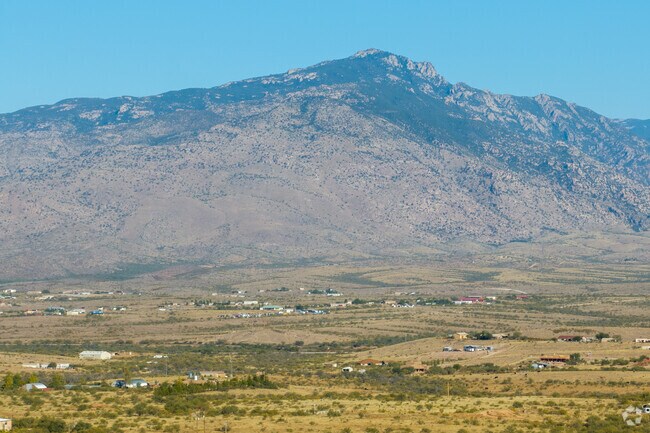 The Rincon Mountains provide a scenic backdrop to Mescal's pastoral beauty.
