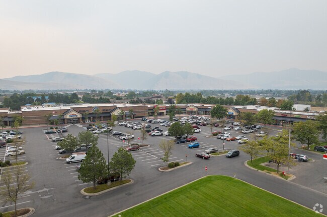 You can find a large commercial shopping center just outside of the Grant Creek neighborhood.