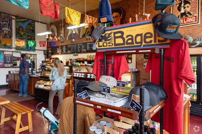 Los Bagels is a local favorite near Rosewood in Downtown Eureka.