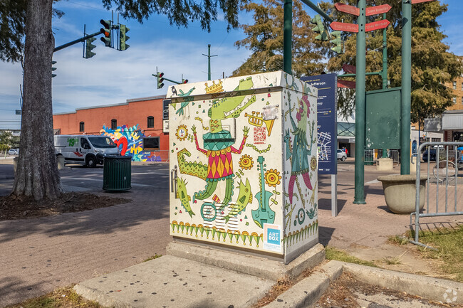 Downtown Lafayette is a vibrant destination located near Debaillon Park.