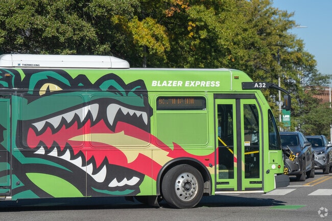 Green Acres has public transportation.