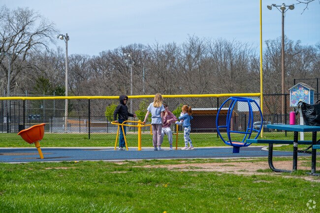 Armstrong Park, a few miles from Cross Point, received a 6,000-square-foot play area in 2023.