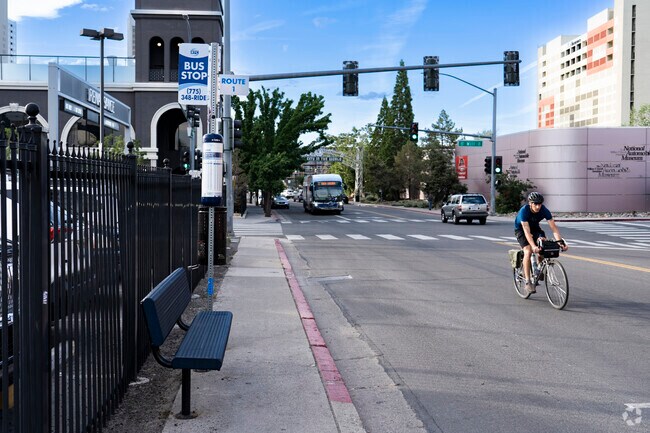 Whether you bike, take the bus or travel by foot, the Riverwalk is easy to navigate.