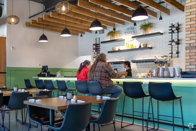 Tati's Mediterranean Restaurant is located in The Lights Plaza, offering guests amazing cuisine.