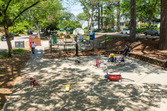 Residents of Five Points East enjoy the Roanoke Park located in their neighborhood.