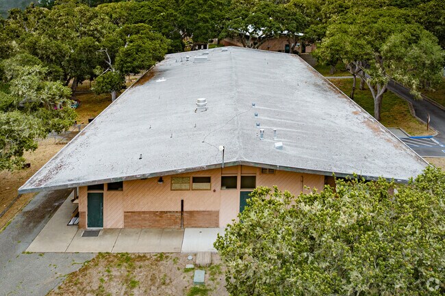 Community High School building in Pacific Grove, California.