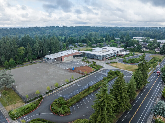 Overview of Carl Sandburg Elementary School.