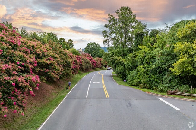 Enjoy a shaded walk in River Run.