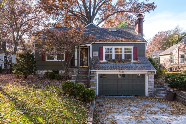 There are raised ranches that sit above their garages here in Roeland Park.