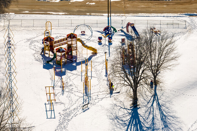 A closer look at the playground at Pulaski Elementary School in Pulaski.