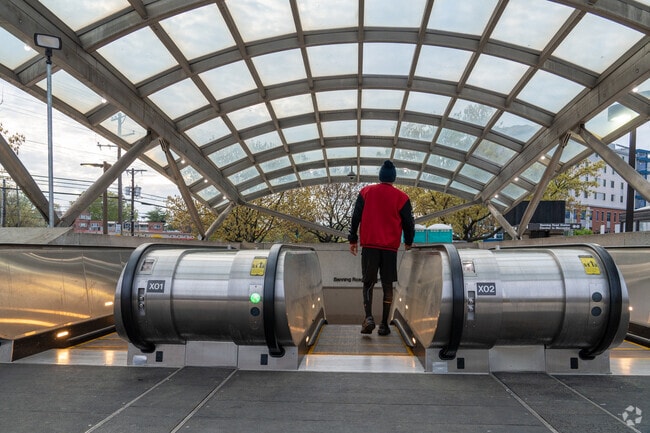 A Mahaning Heights resident utilizes the Benning Metro to get around the area.