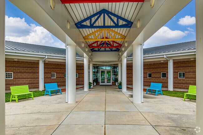 Highland Elementary School serves over 500 students in the Burlington area.