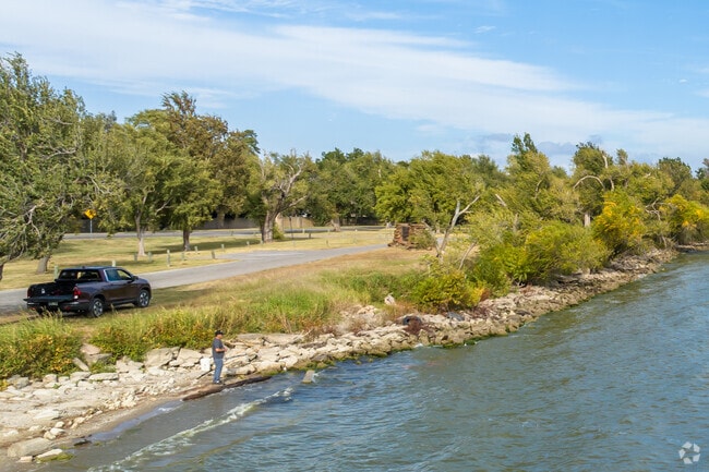Grab a reel and enjoy an afternoon of fishing at Lake Overholser near Stonebridge West.