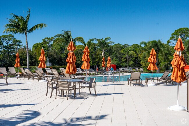 Pool section at the Harbour Ridge country club.