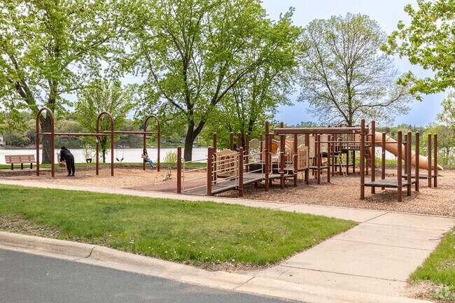 A large playground is a favorite for children visiting Josaphine Park in Roseville.