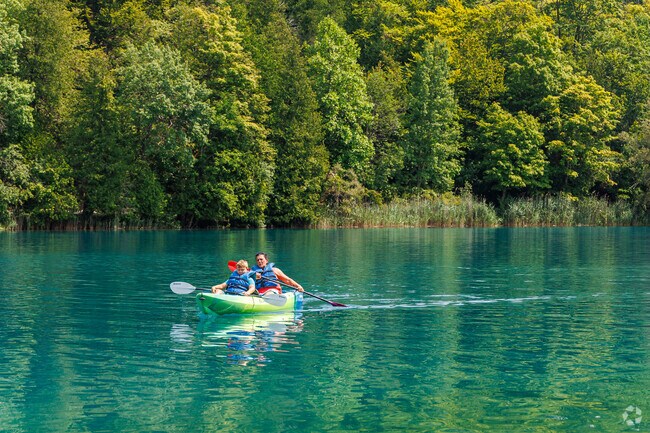 Kayaking is one of the most popular activities at Green Lakes State Park near DeWitt.