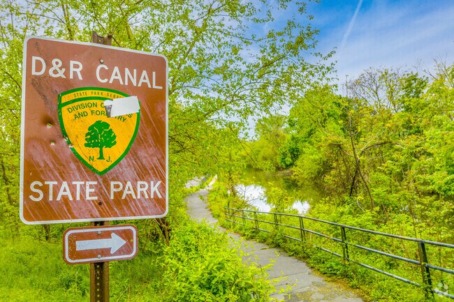 The D&R Canal State Park Trail runs from the West End neighborhood to Downtown Trenton.