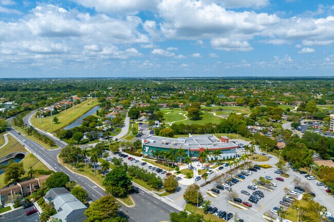 Aerial over view of YMCA and Briar Bay Golf course.