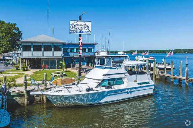 The Grand Mariner is also a local favorite for seafood on the river.
