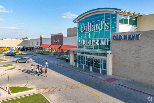 Locals enjoying a day of shopping at the Midland Park Mall near Polo Park.