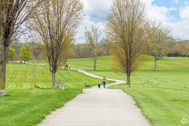 East Goshen Park is a bucolic wonderland of rolling hills and walking trails.