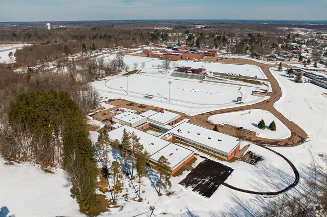 The athletics field is located behind the Central Square Middle School in Central Square.