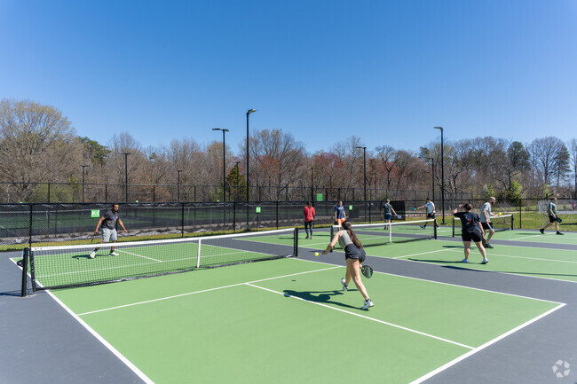 You can enjoy the fun game of pickleball at Civitan Park in Kernersville.