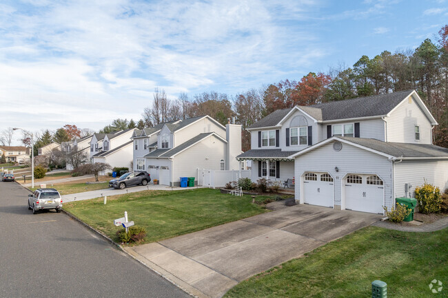 Most homes located in developments have modest size lots with 2 car garages.