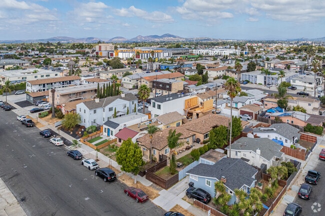 Corridor is a dense urban neighborhood in Mid City San Diego.