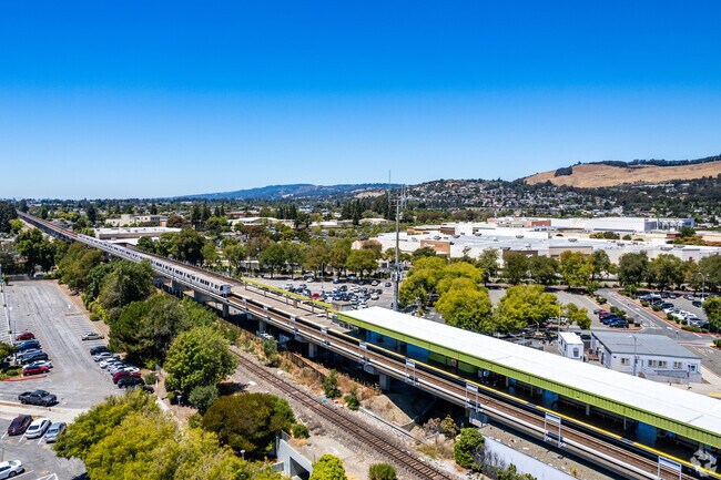 Residents can travel quickly across the Bay Area through Bay Fair BART or I-580.