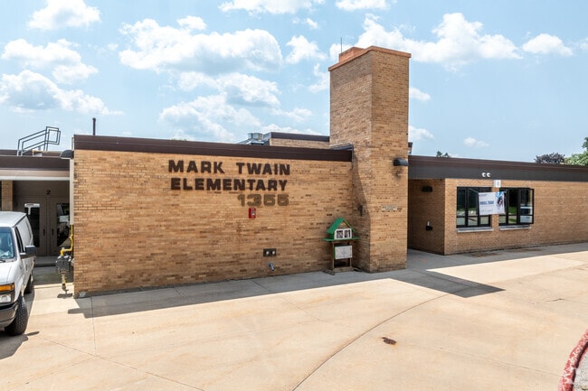 Mark Twain Elementary is located in the center of the Lucas Farms neighborhood.