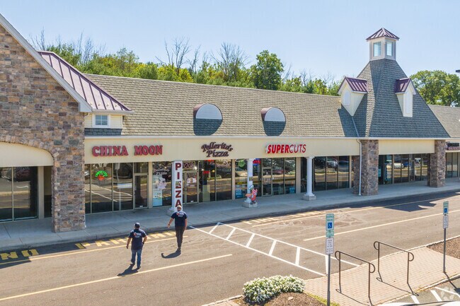 Visit Shelly Square Shopping Center in Upper Salford Township for food or a quick errand.