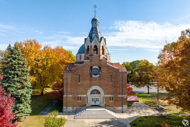 Holy Trinity Orthodox Church on 8 Mile Road welcomes Pershing parishoners.